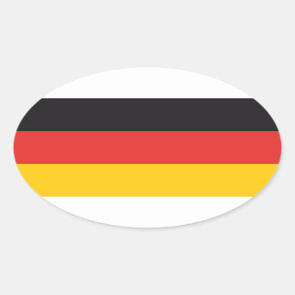Alemanha Flag x20 adesivos german oval flag