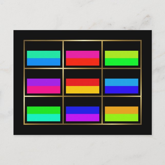 Alemanha Multihue embandeira o cartão (Frente)