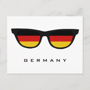 Alemanha Shades de texto personalizado e cartão po