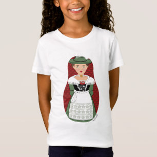 Alemão, Bávaro, Camiseta de Meninas de Matryoshka