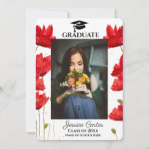 Alemãs Rústicas Vermelhas Anúncio de Graduação 