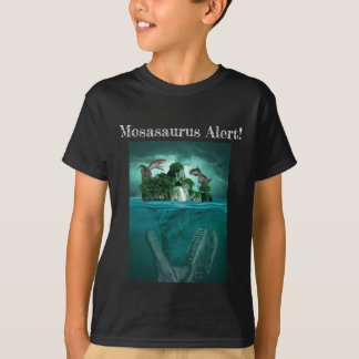 Alerta de Mosasaurus! Camiseta do Dino do Mundo Ju