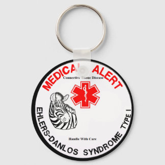 Alerta médico EDS Tipo 1 com Zebra Chaveiro