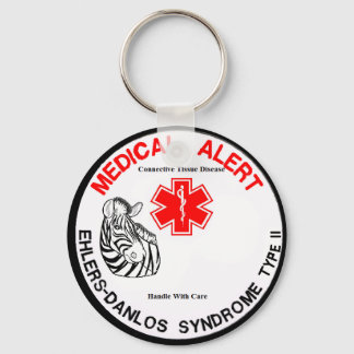 Alerta Médico EDS Tipo 2 com Zebra Chaveiro
