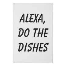 Alexa, faça os pratos