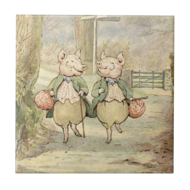 Alexander e Pigling Bland por Beatrix Potter (Frente)