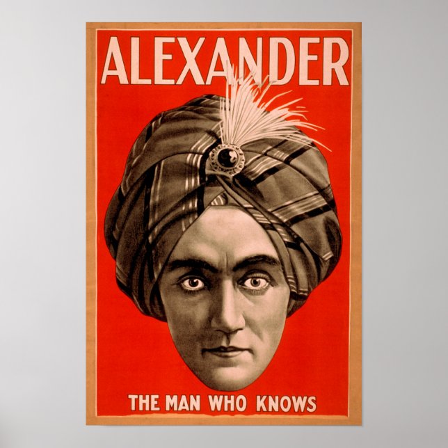 Alexandre, o Homem que Conhece o Poster mágico (Frente)