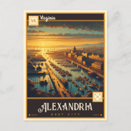Alexandria, Virgínia | Cartão Postal Antigo