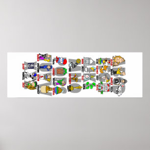 Alfa Bravo (Fhonética da NATO) poster de Alfabeto