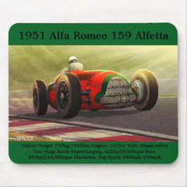 Alfa Romeo 1951 Alfetta Mouse pad 159