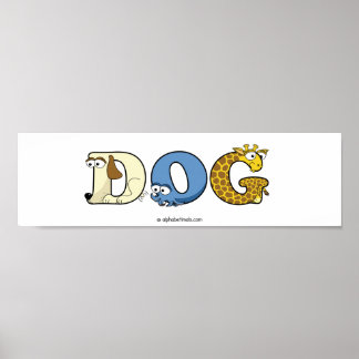 Alfabetimals Personalizado Poster