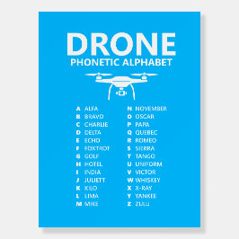 Alfabeto Fonético da OTAN de Drone – Edição Azul C