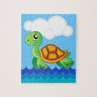 Alfabeto T para o quebra-cabeça da tartaruga