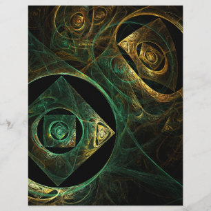 Alface Abstrato de vibrações mágicas