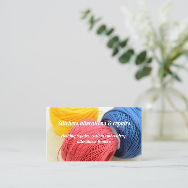 Alface, Cartão de visita de alteração de roupa (Em pé/Frente)