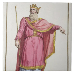 Alfred o excelente (849-99) 'de DES Estamp de