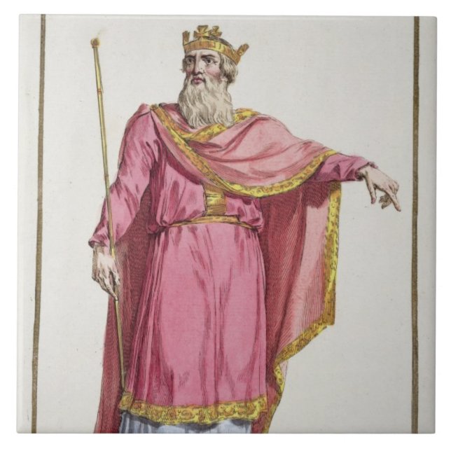 Alfred o excelente (849-99) 'de DES Estamp de (Frente)