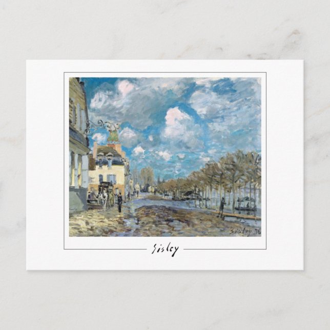 Alfred Sisley #316 - Cartão postal de arte fina (Frente)