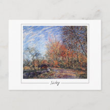 Alfred Sisley #372 - Cartão Postal de Arte Fina