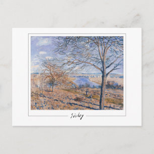 Alfred Sisley #4 - Cartão Postal de Arte Refinada