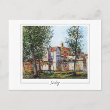 Alfred Sisley #579 - Cartão Postal de Arte Refinad