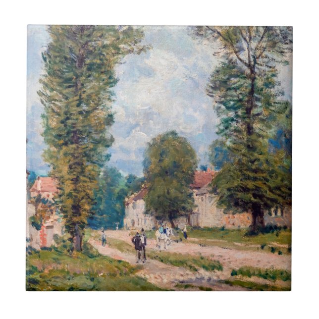 Alfred Sisley - A Estrada de Versalhes (Frente)
