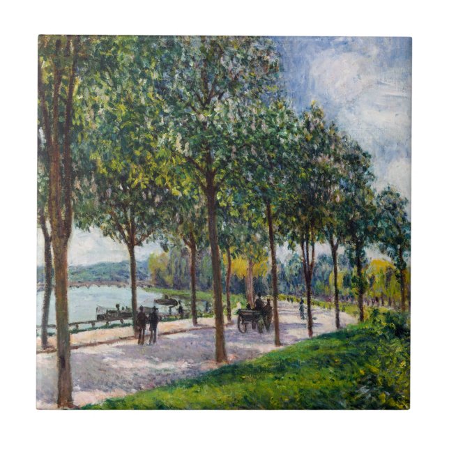 Alfred Sisley - Allee de Castanheiras (Frente)