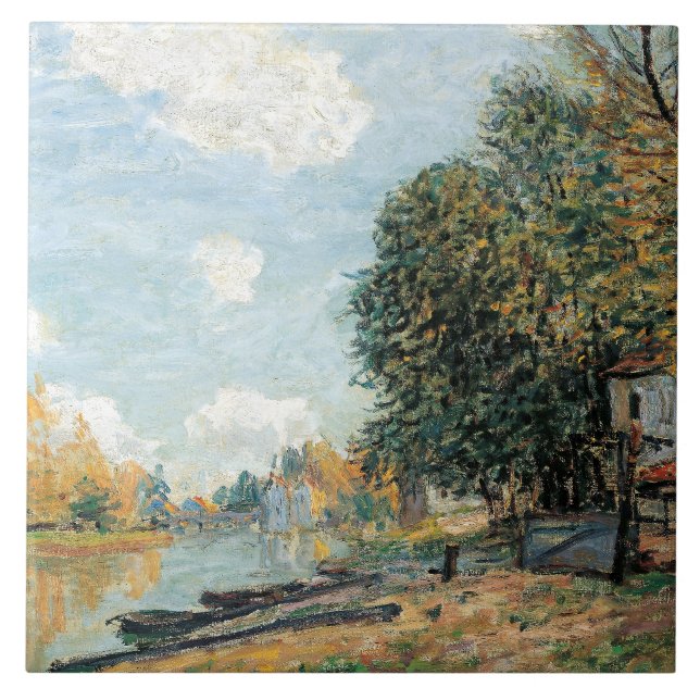 Alfred Sisley Moret: As margens do rio Loing (Frente)