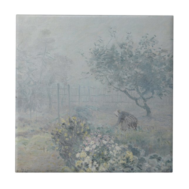Alfred Sisley - Nevoeiro, Voisins (Frente)