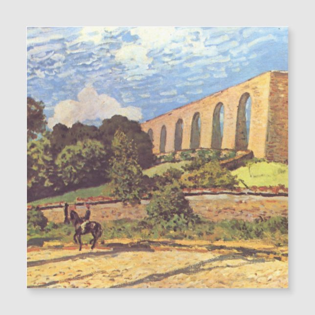 Alfred Sisley O Aqueduto de Marly (Frente)