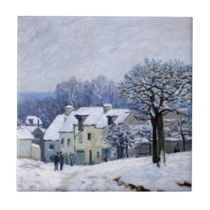 Alfred Sisley - Place Chenil em Marly, Efeito de N