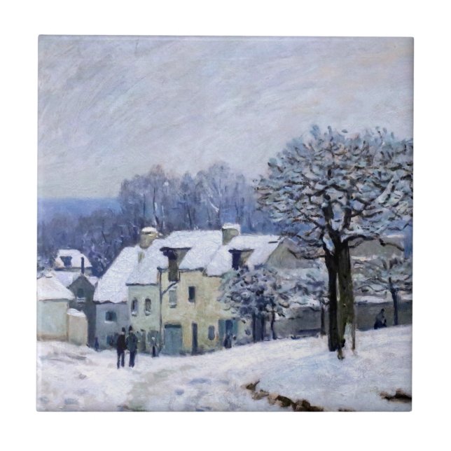 Alfred Sisley - Place Chenil em Marly, Efeito de N (Frente)