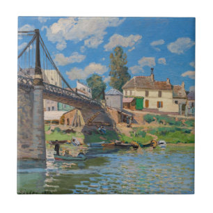 Alfred Sisley - Ponte em Villeneuve-la-Garenne