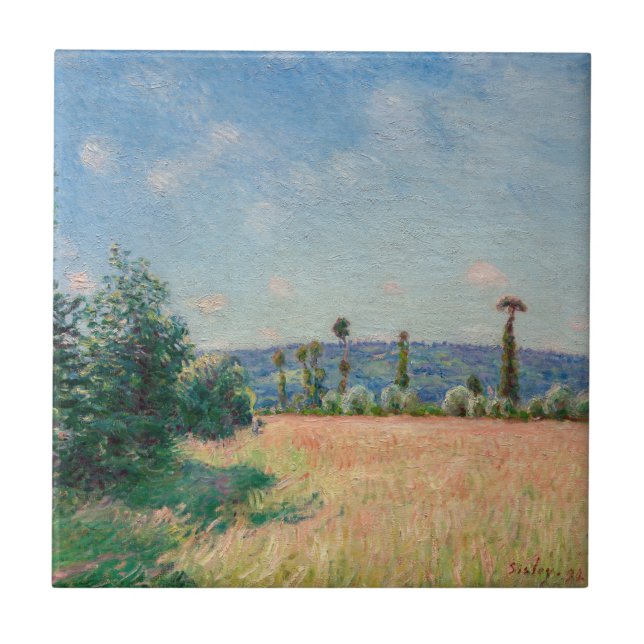 Alfred Sisley - Prados de Sahurs ao Sol da Manhã (Frente)