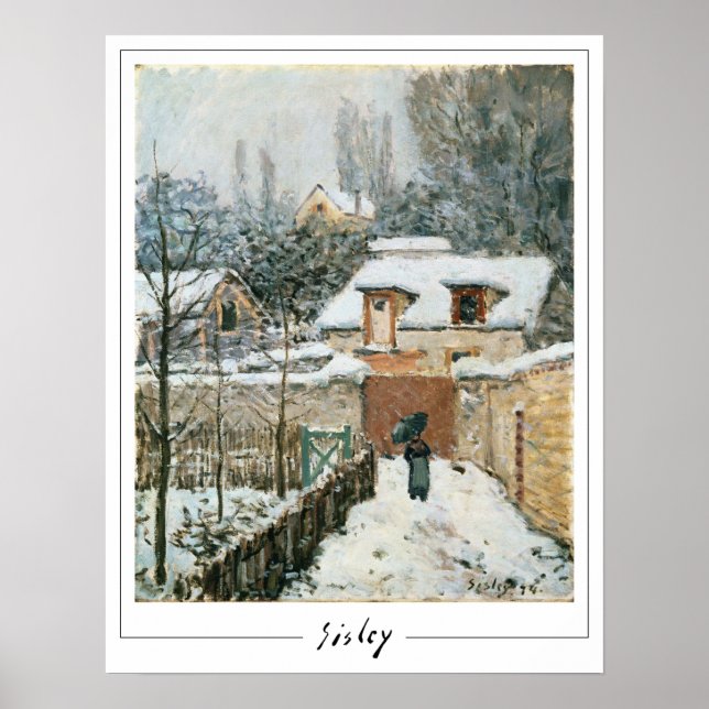 Alfred Sisley Zedign Art Poster nº 1 (Frente)