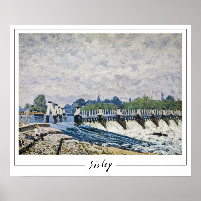 Alfred Sisley Zedign Art Poster nº 3 (Frente)