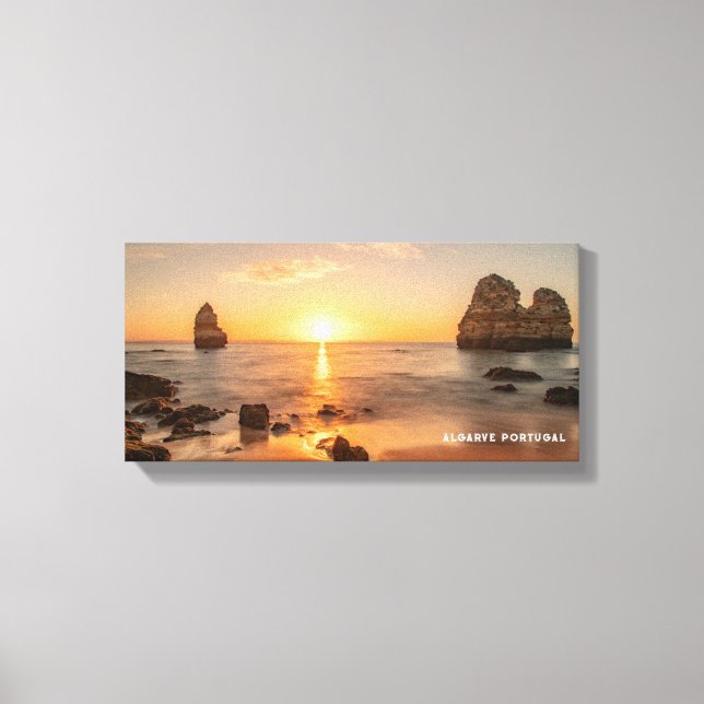 Algarve Portugal Coast Stretch Canvas Print (Frente)