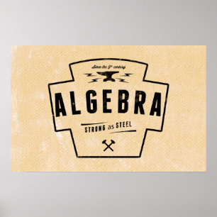 Álgebra - posters da matemática