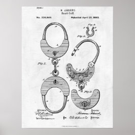 Algemas Patente Impressão 1880