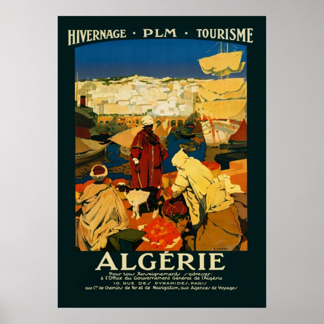 Algérie - poster - Vintage  (Frente)