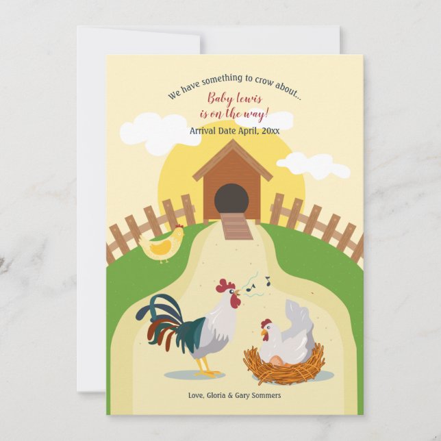 Algo a ser discutido sobre o anúncio de gravidez (Frente)