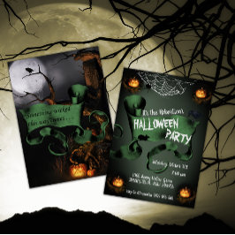 Algo Assustador Que Perdeu O Convite De Halloween