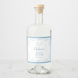 Algo Azul Antes de Eu Fazer Chá de Noiva Elegante