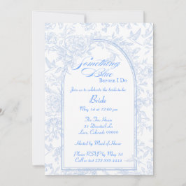 Algo Azul Antes De Eu Fazer Convite