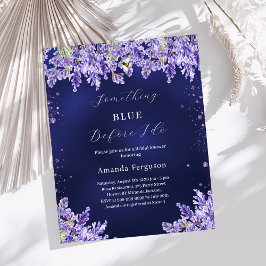 Algo azul antes de fazer Chá de panela lavanda