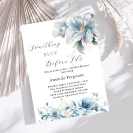 Algo azul antes que eu faça um banho floral.