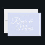 Algo Azul Casamento Salve O Cartão De Data<br><div class="desc">A tradição eterno encontra a elegância moderna na nossa coleção "Algo Azul" — um conjunto pensadamente trabalhado de papelaria de casamento inspirado no romance de matizes celestiais e simplicidade poética. Por que escolher algo azul? Minimalismo Significativo - Um tom sutil à tradição através de uma estética design moderna e curada....</div>