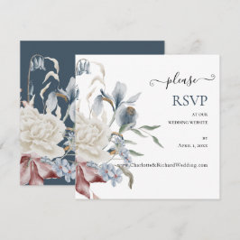 ALGO AZUL, RSVP do Site de Casamento