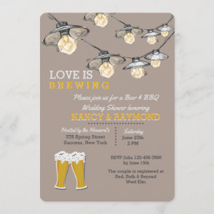 Algo está fabricando cerveja o convite de 2 chás