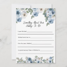 Algo Sobre O Cartão De Jogo De Chá de panela Hubby